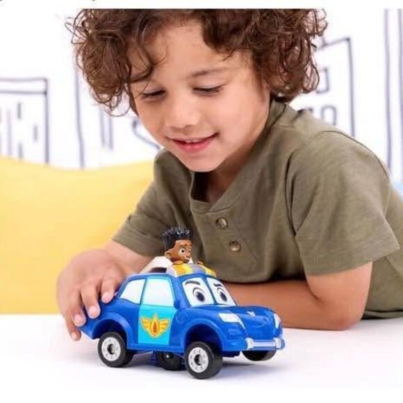 Disney Junior Firebuds, Jayde Piston Toy Car Pull Back Feature  Donut Drift - Picture 5 of 5